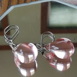 Handmade glass earrings
